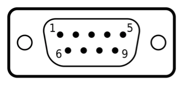 9 polige SUB-D Buchse